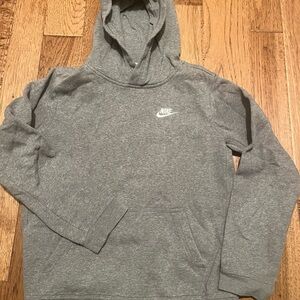 Nike Heather Gray Pullover Hoodie